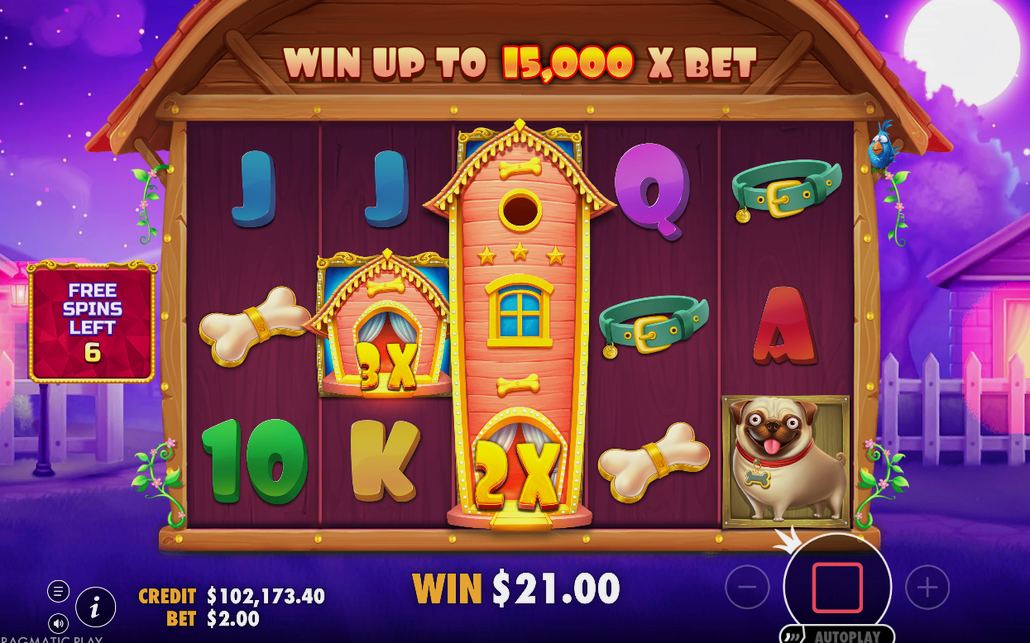 Free Spins-läget, där WILD-symbolerna sitter kvar över snurrarna