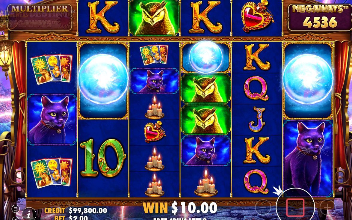 Free Spins-läget med multiplikator för hela rundan