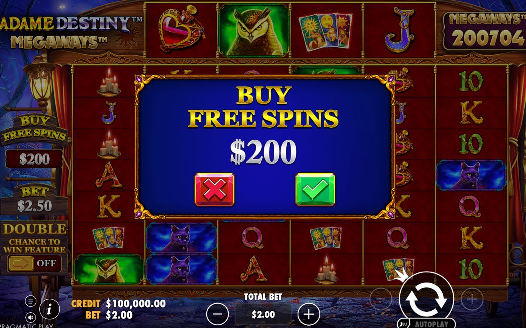 Scatter-symboler på rutnätet inför Free Spins